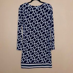 Michael Kors printed dress Blue S Long Sleeve